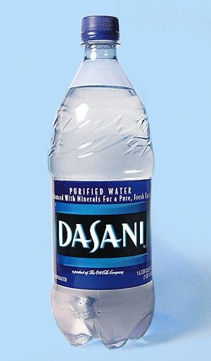 Bottle of Dasani